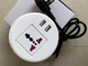 اللون الأبيض الذكية جولة عالمية السلطة المحمول شاحن USB منضدية مأخذ الطاقة / سطح المكتب المقبس المزود